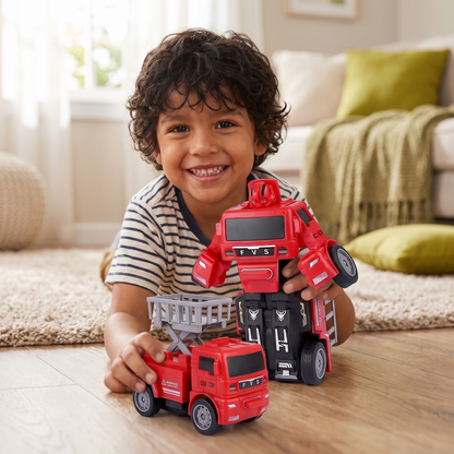Camión Transformer De Juguete Para Niños