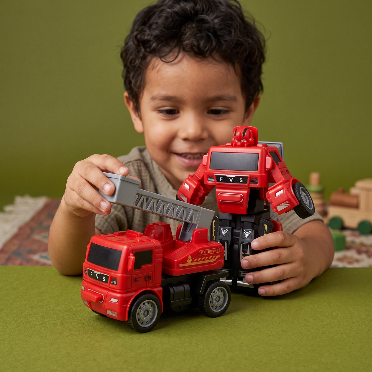 Camión Transformer De Juguete Para Niños