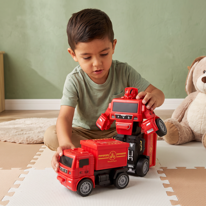 Camión Transformer De Juguete Para Niños