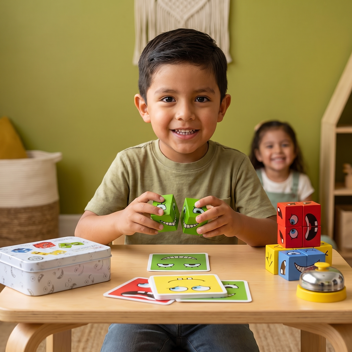Cubo Puzzle De Caras