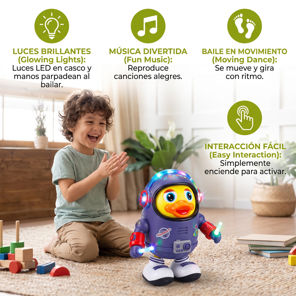 Pato Astronauta Bailarín