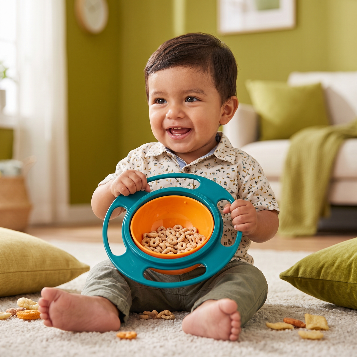 Tazón Antiderrames Para Bebés – Comer Sin Ensuciar