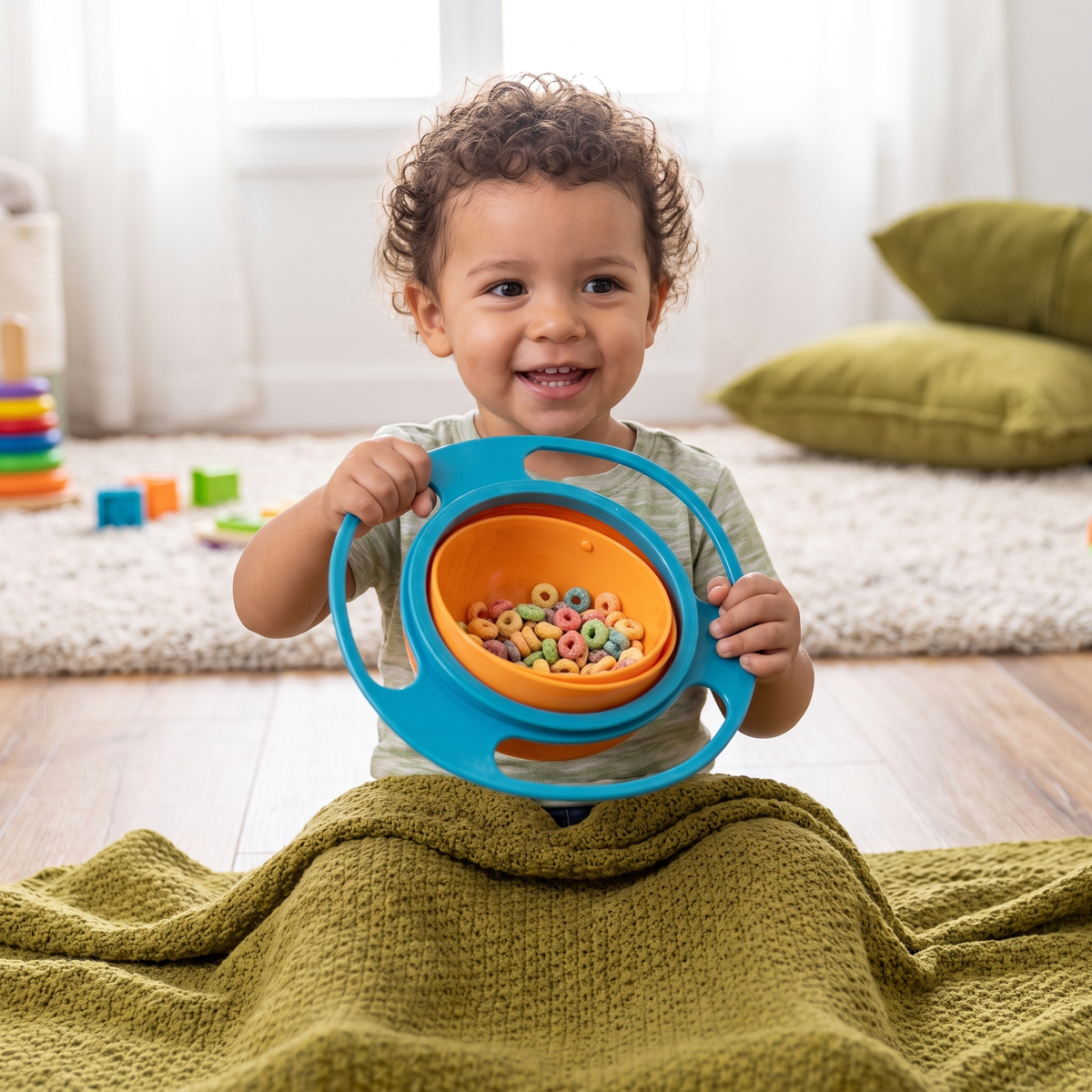 Tazón Antiderrames Para Bebés – Comer Sin Ensuciar
