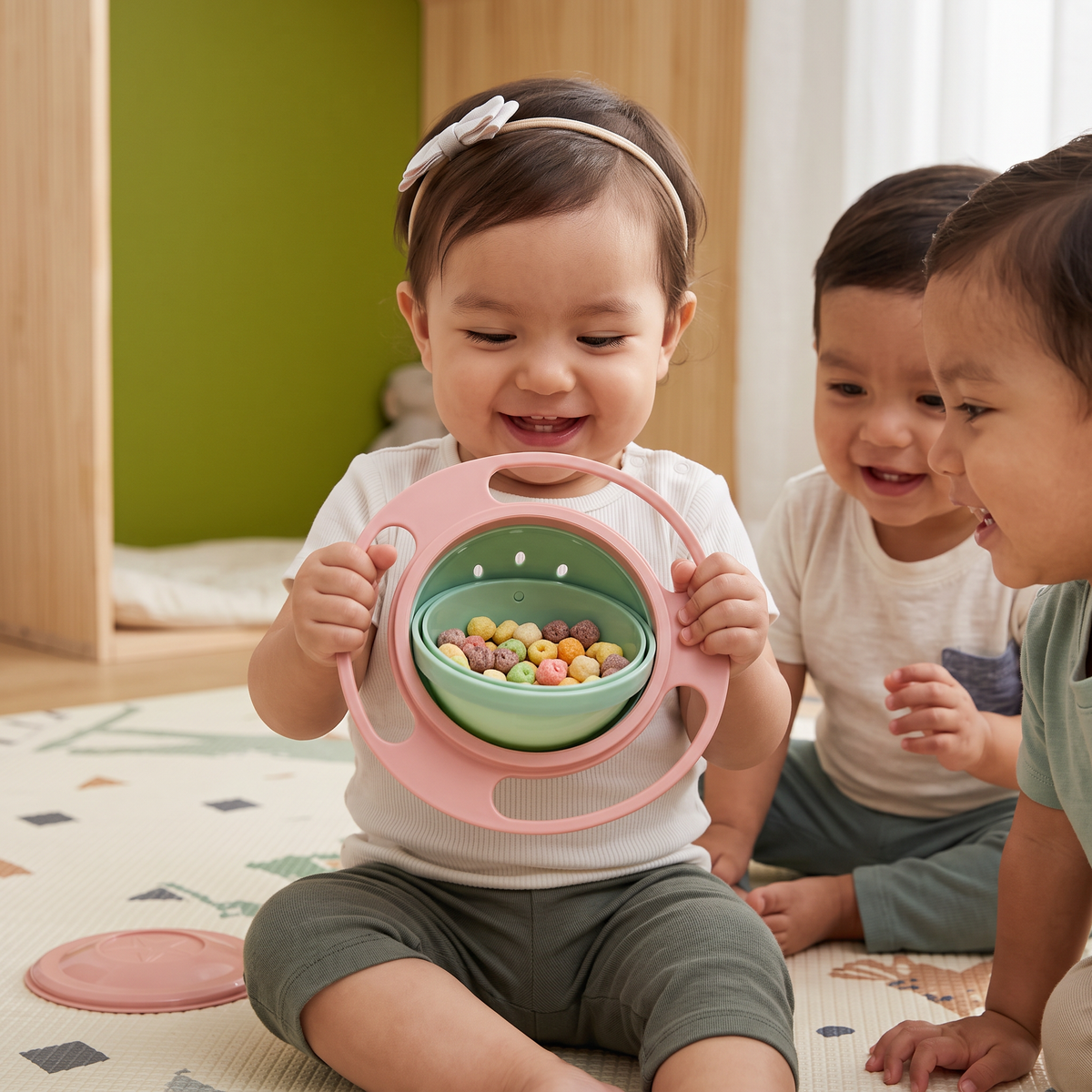 Tazón Antiderrames Para Bebés – Comer Sin Ensuciar