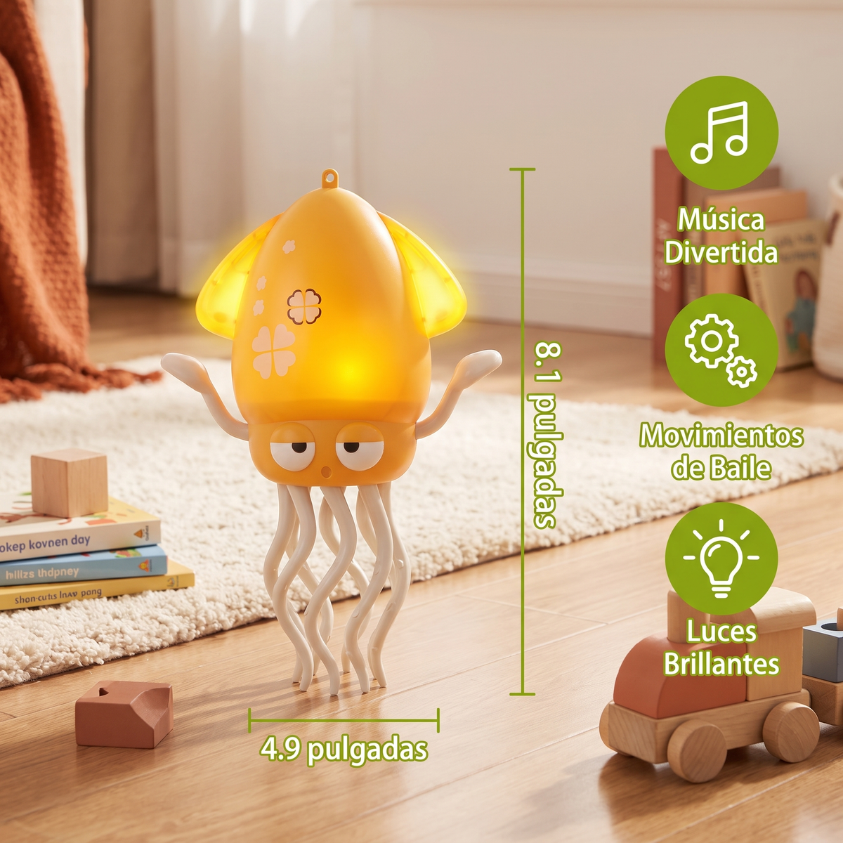Pulpo Bailarín De Juguete Para Niños