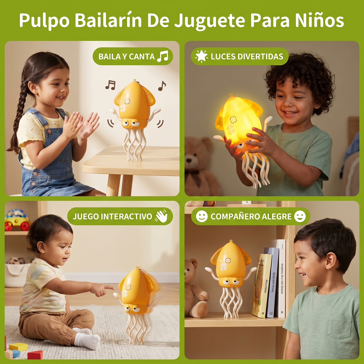 Pulpo Bailarín De Juguete Para Niños