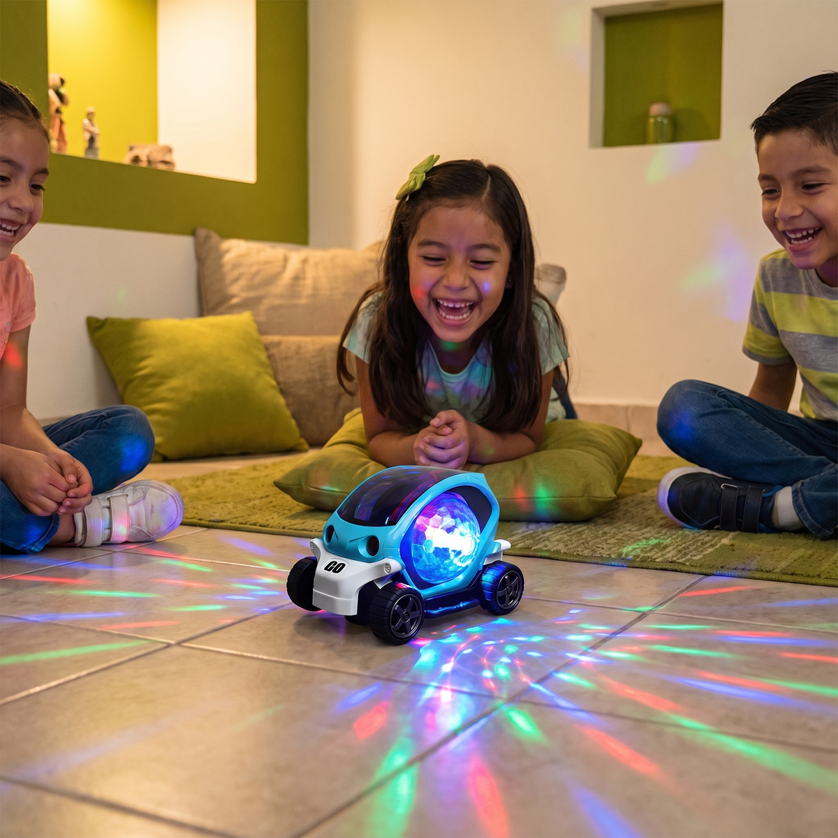 Auto De Acrobacias Musical 360° Con Luces