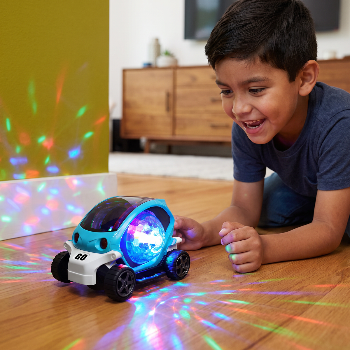Auto De Acrobacias Musical 360° Con Luces