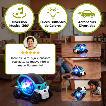 Auto De Acrobacias Musical 360° Con Luces