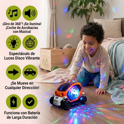 Auto De Acrobacias Musical 360° Con Luces