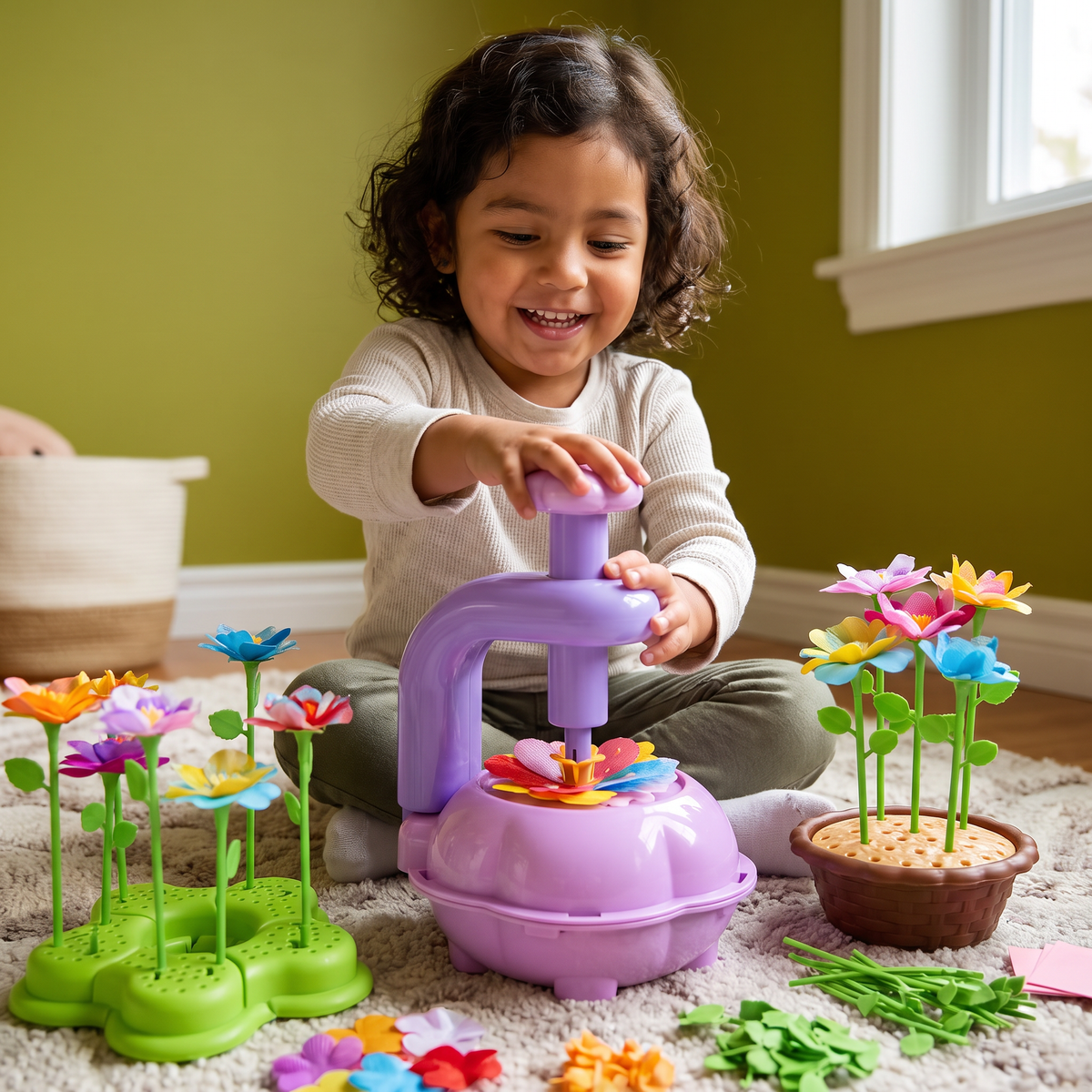 Set De Manualidades De Flores Creativas