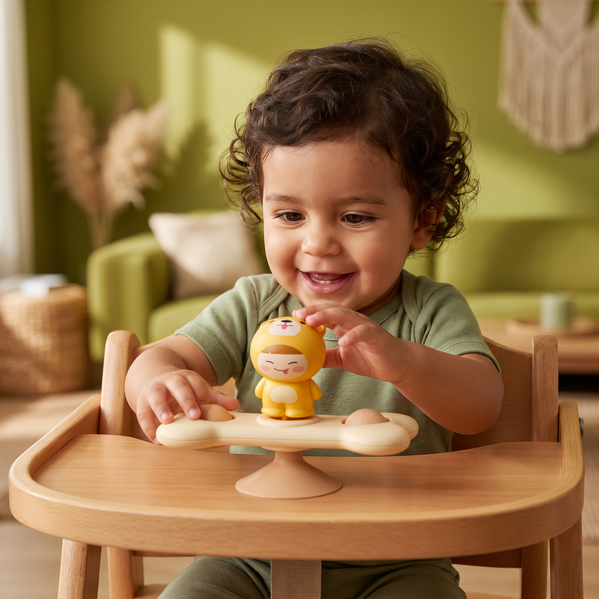 Spinner Montessori Con Ventosa – Juguete Educativo Giratorio