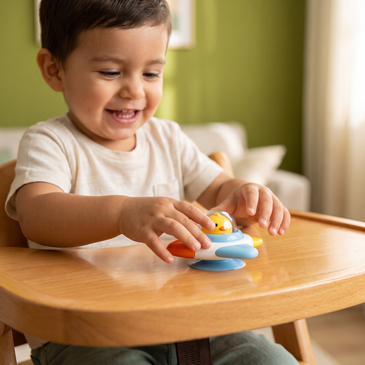 Spinner Montessori Con Ventosa – Juguete Educativo Giratorio