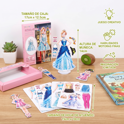 Set De Moda Magnético Para Niños