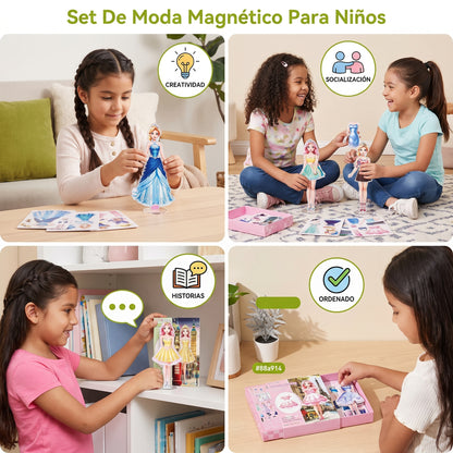 Set De Moda Magnético Para Niños