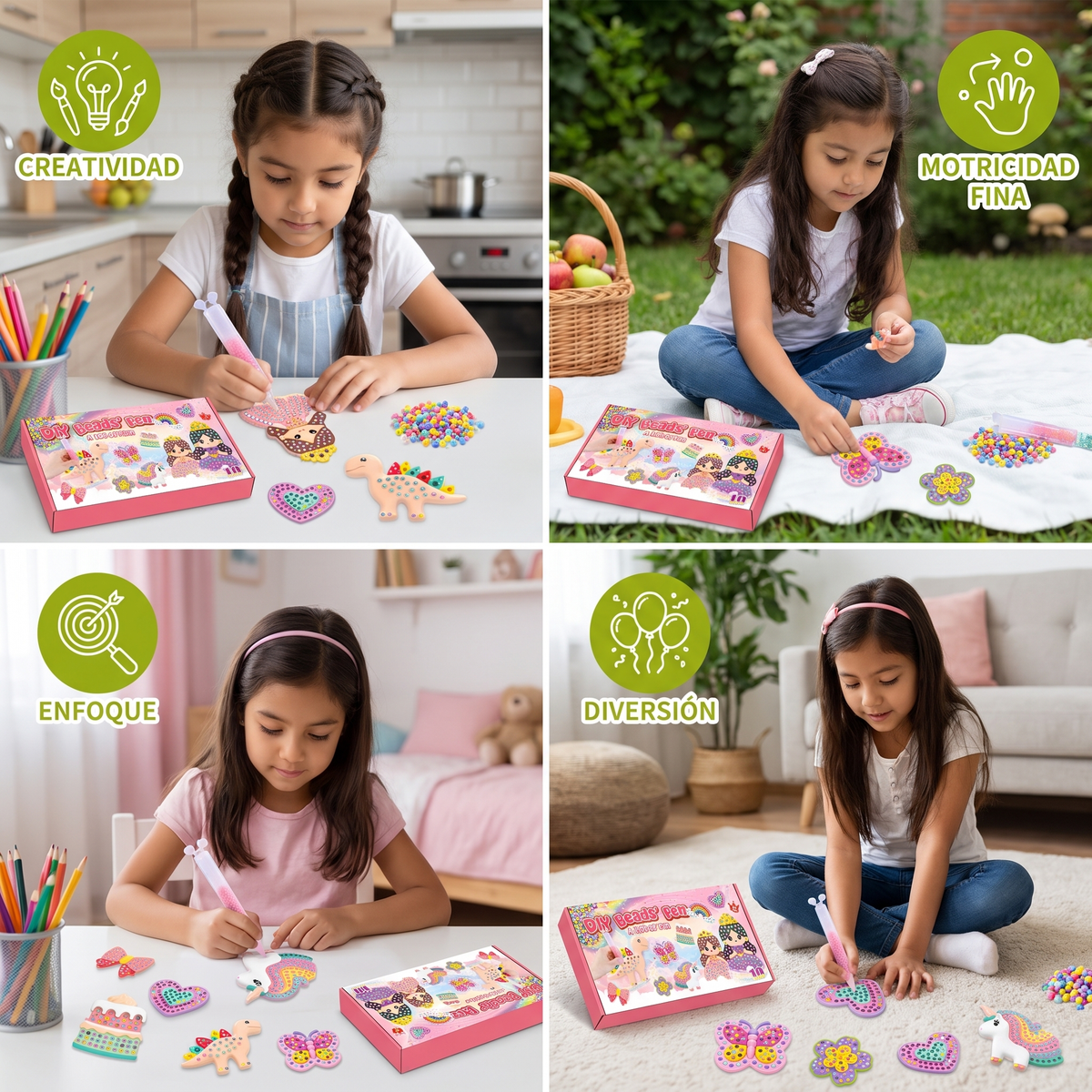Pintura De Perlas Mágica – Set DIY Para Niños