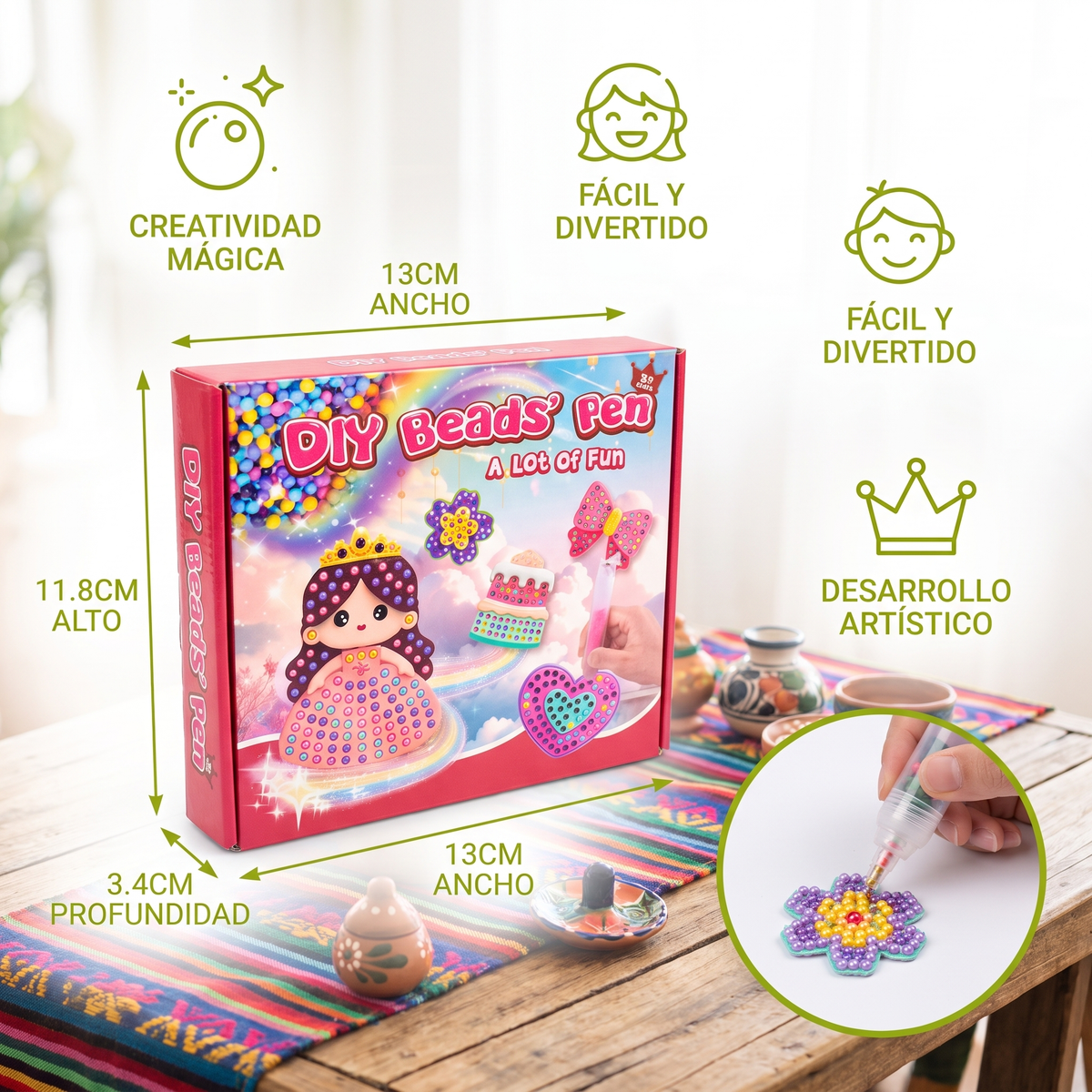 Pintura De Perlas Mágica – Set DIY Para Niños