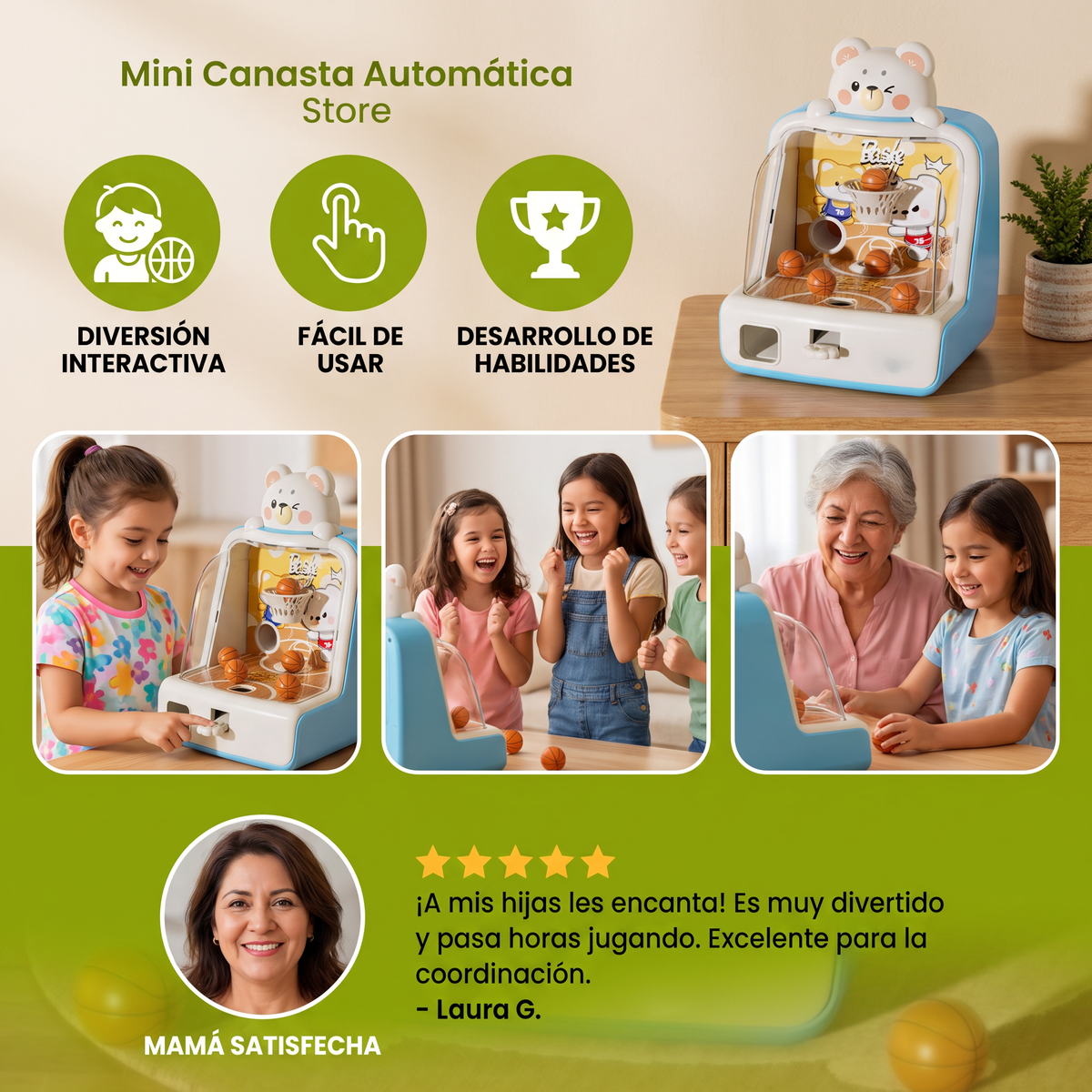 Mini Canasta Automática