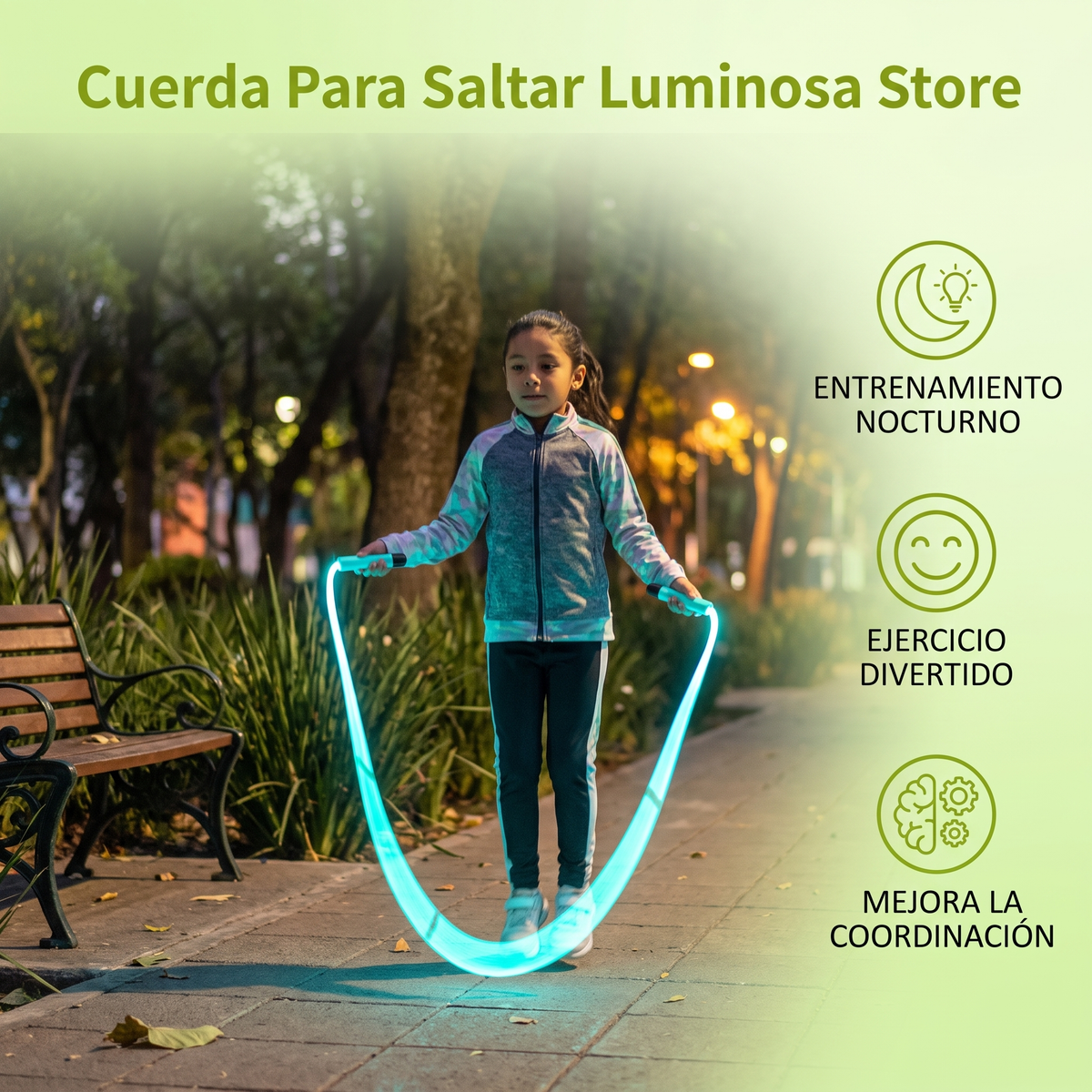 Cuerda Para Saltar Luminosa