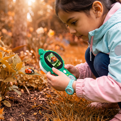 Microscopio De Video Para Niños Con Pantalla – Dispositivo Portátil De Exploración Para Pequeños Descubridores