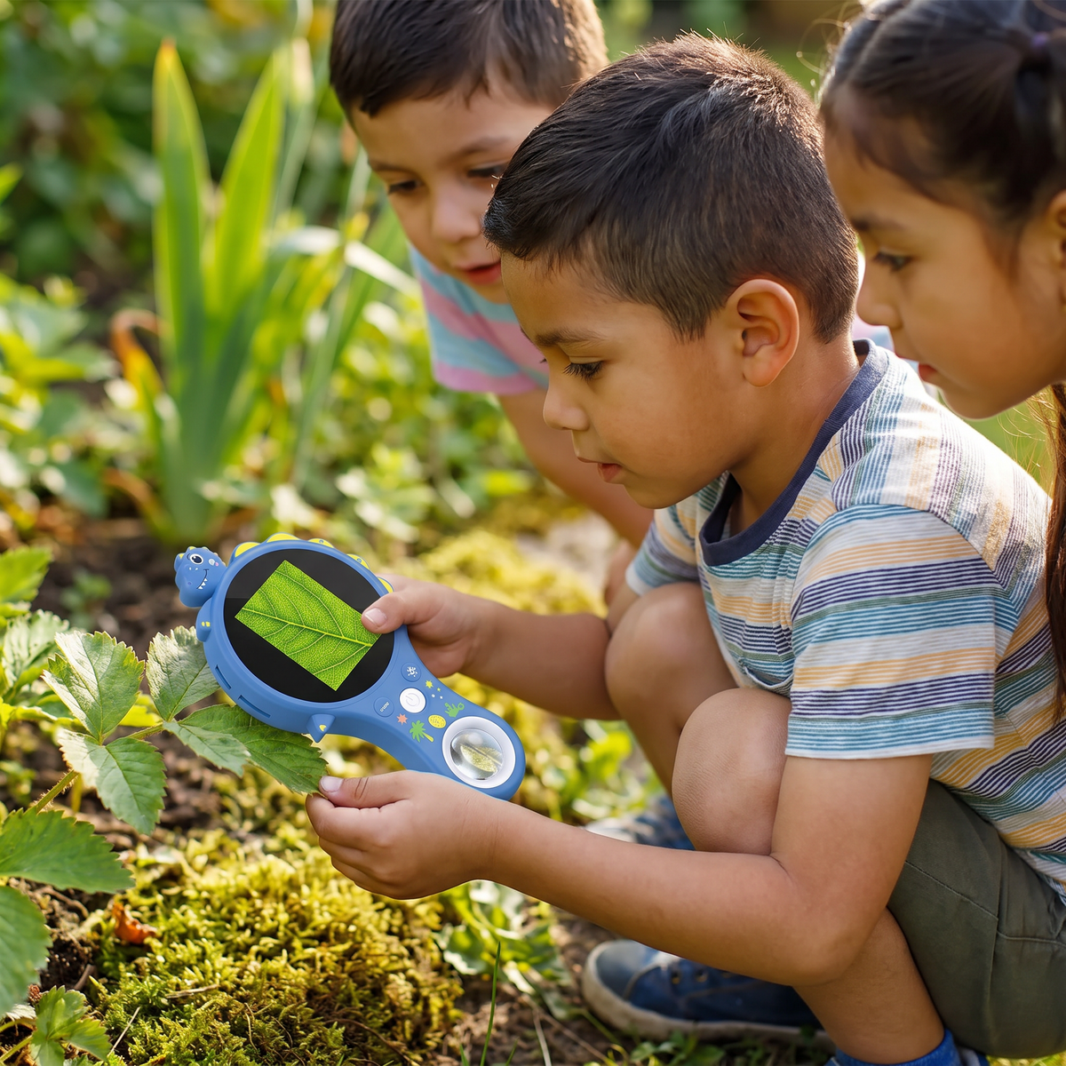 Microscopio De Video Para Niños Con Pantalla – Dispositivo Portátil De Exploración Para Pequeños Descubridores