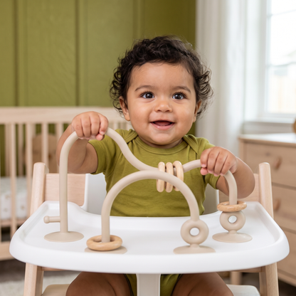 Juguete De Motricidad De Silicón Para Bebés – Juego De Aprendizaje Con Ventosa Para Mesa Y Silla Alta