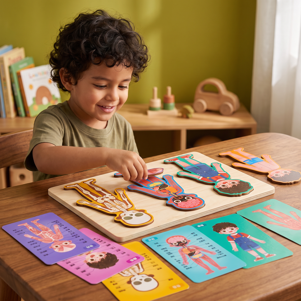 Rompecabezas De Madera Del Cuerpo Humano Para Niños – Aprender Anatomía Jugando