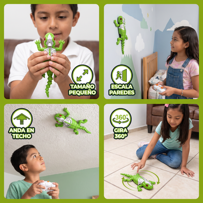Animal Trepador De Pared Teledirigido – Araña/ Lagartija RC Para Paredes Y Techos