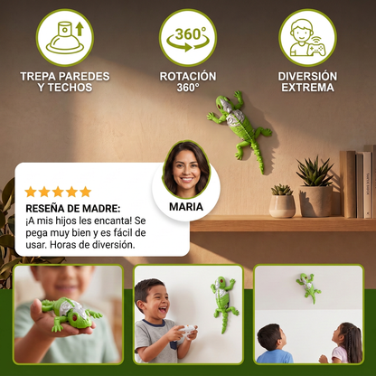 Animal Trepador De Pared Teledirigido – Araña/ Lagartija RC Para Paredes Y Techos