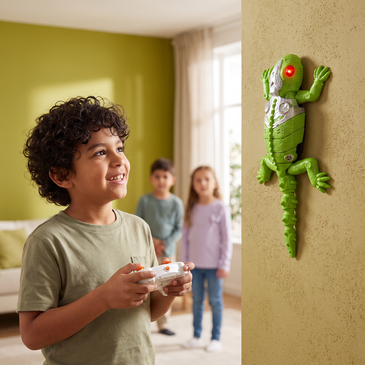 Animal Trepador De Pared Teledirigido – Araña/ Lagartija RC Para Paredes Y Techos