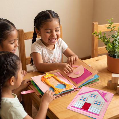 Libro De Actividades Montessori De Fieltro Para Niños – Vestirse, Clasificar Y Aprender Habilidades Cotidianas