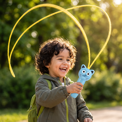 Lazo Giratorio Para Niños – Juguete De Cuerda Con Diseño De Gato