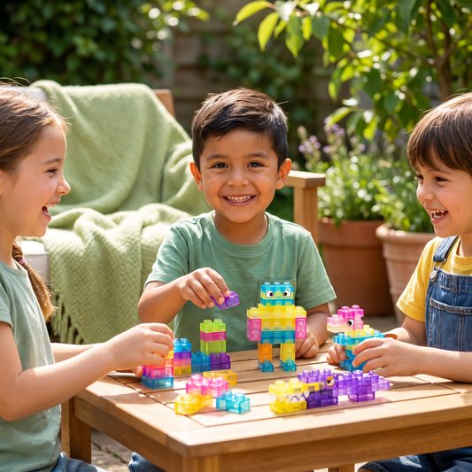 Bloques sensoriales suaves para niños – bloques de aprendizaje blandos y apretables para jugar y divertirse