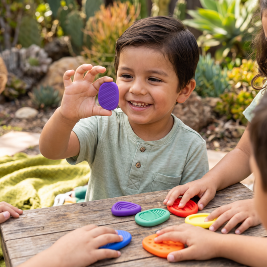 Piedras Sensoriales Para Niños – Juguete Educativo Para Explorar Texturas Y Superficies