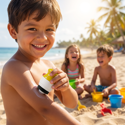 Rodillo Recargable Para Protector Solar Infantil – Aplicación Limpia Y Fácil