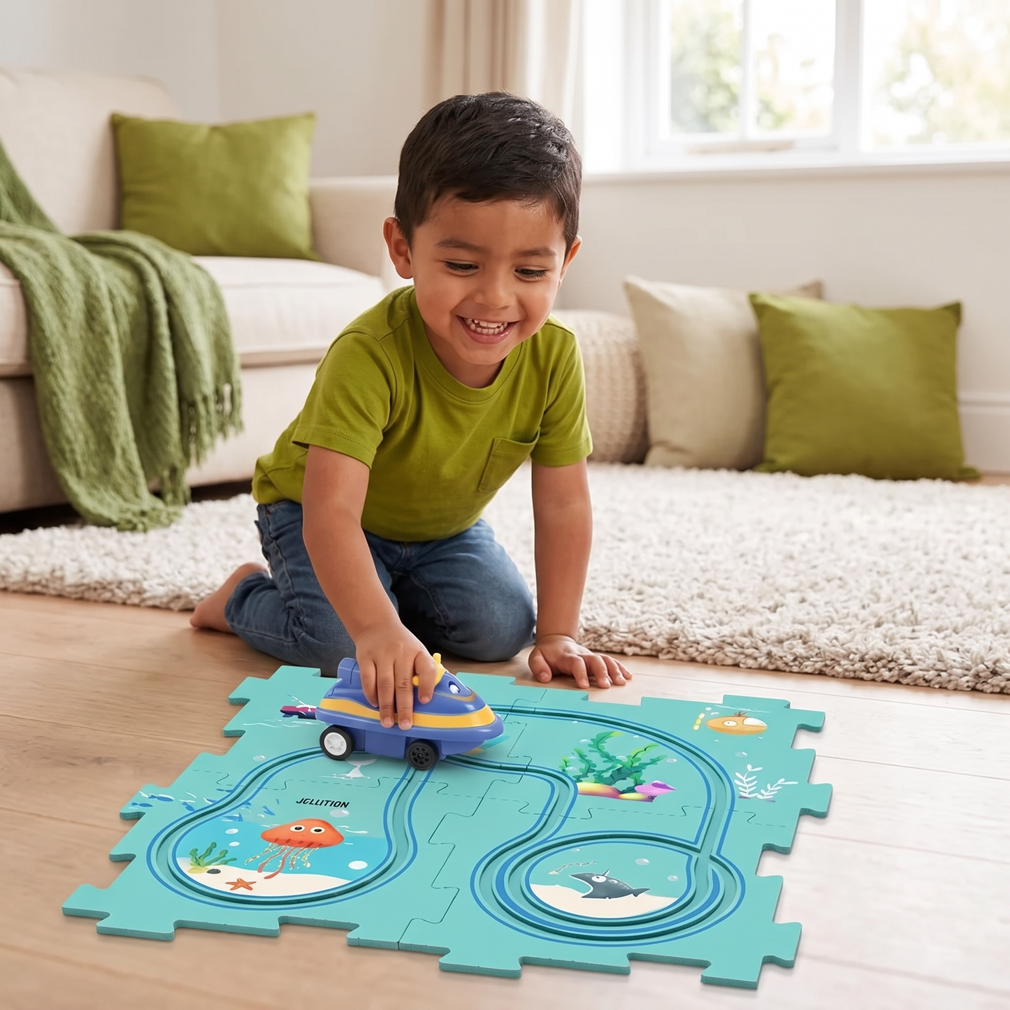 PuzzleTrack - Pista De Autos Personalizable