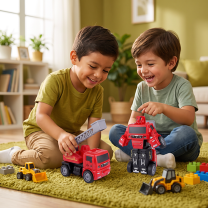 Camión Transformer De Juguete Para Niños