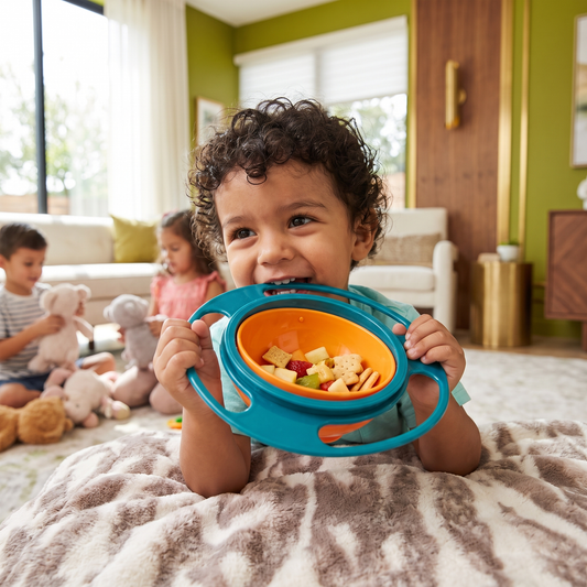 Tazón Antiderrames Para Bebés – Comer Sin Ensuciar