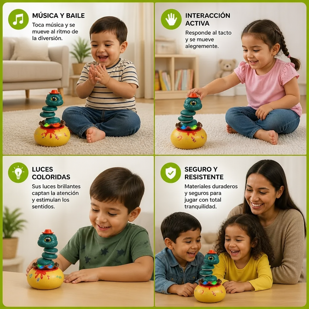 Serpiente Bailarina De Juguete Para Niños