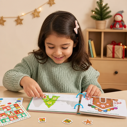 Libro Educativo Montessori De Cuentos De Navidad