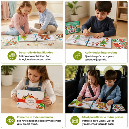 Libro Educativo Montessori De Cuentos De Navidad