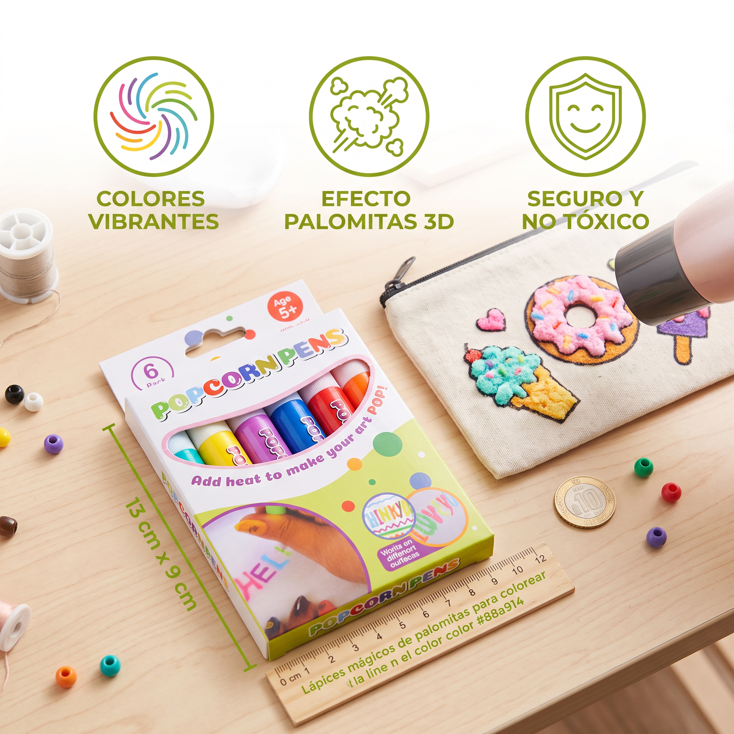 Lápices Mágicos De Palomitas Para Colorear