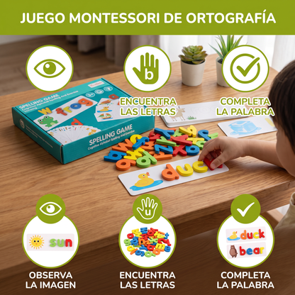 Juego Montessori De Ortografía