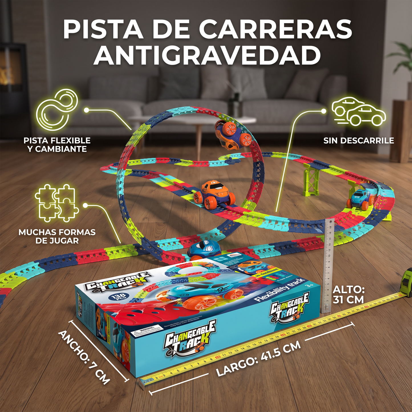 Pista De Carreras Antigravedad