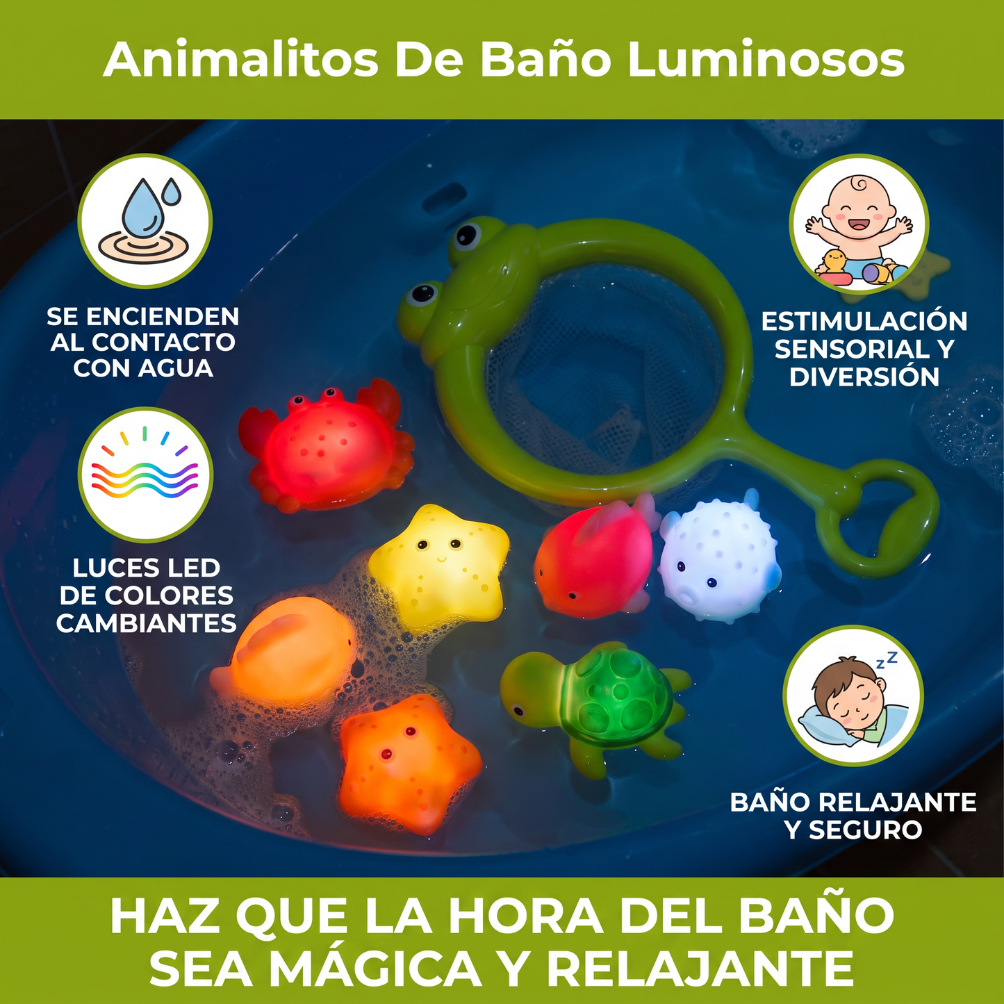 Animalitos De Baño Luminosos