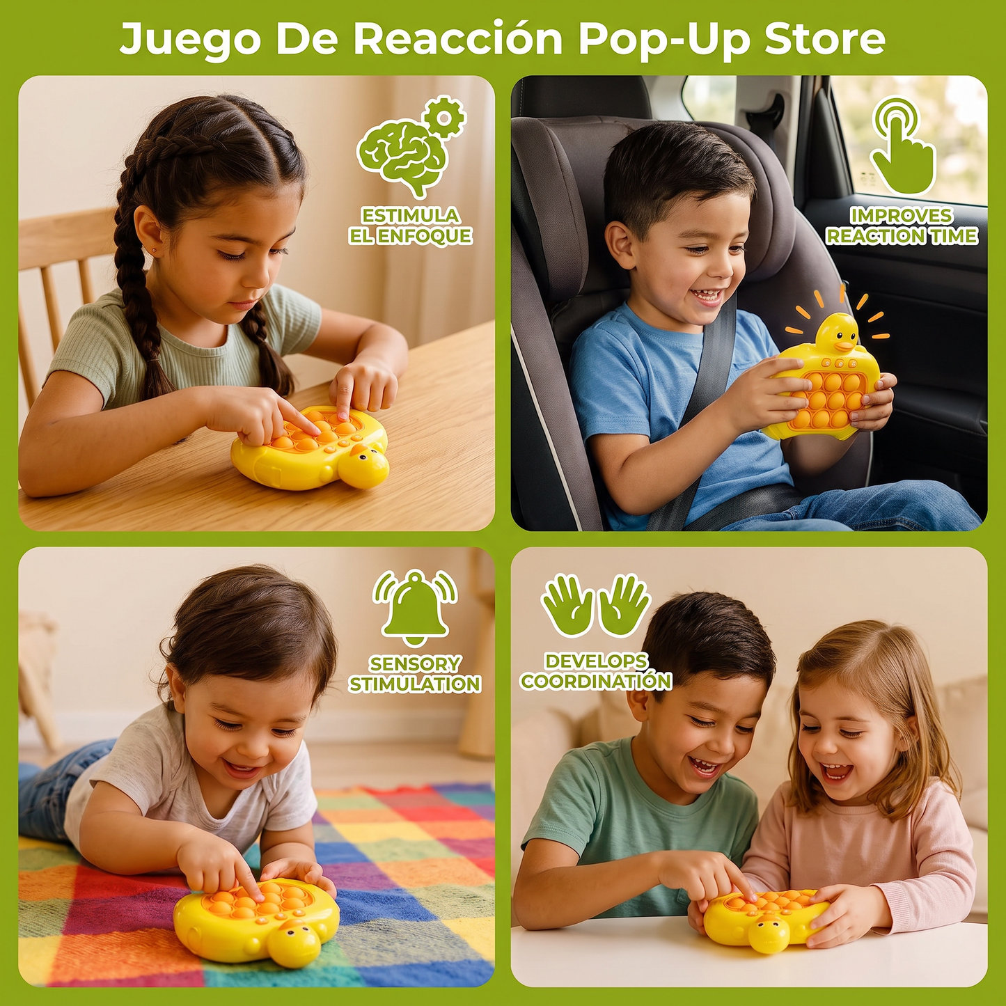 Juego De Reacción Pop-Up