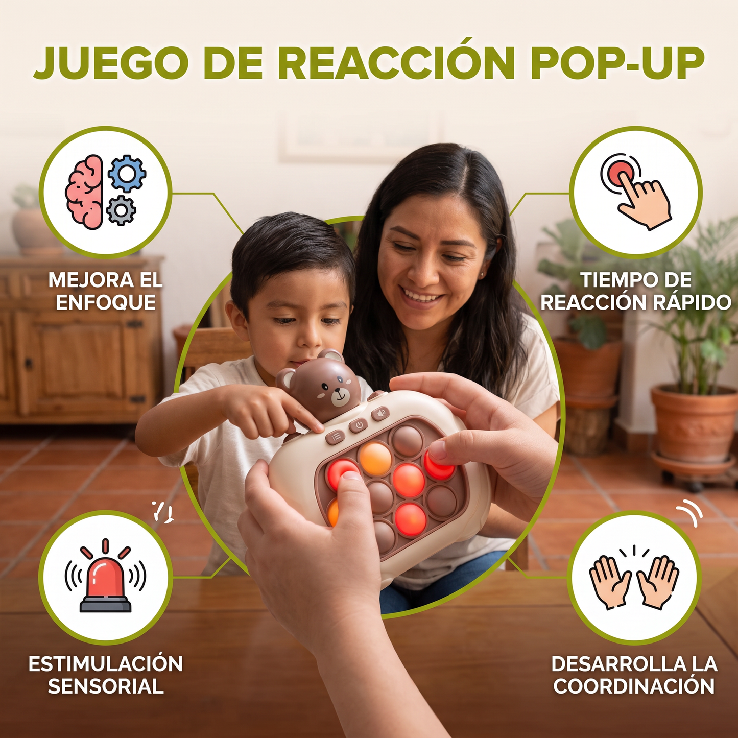 Juego De Reacción Pop-Up