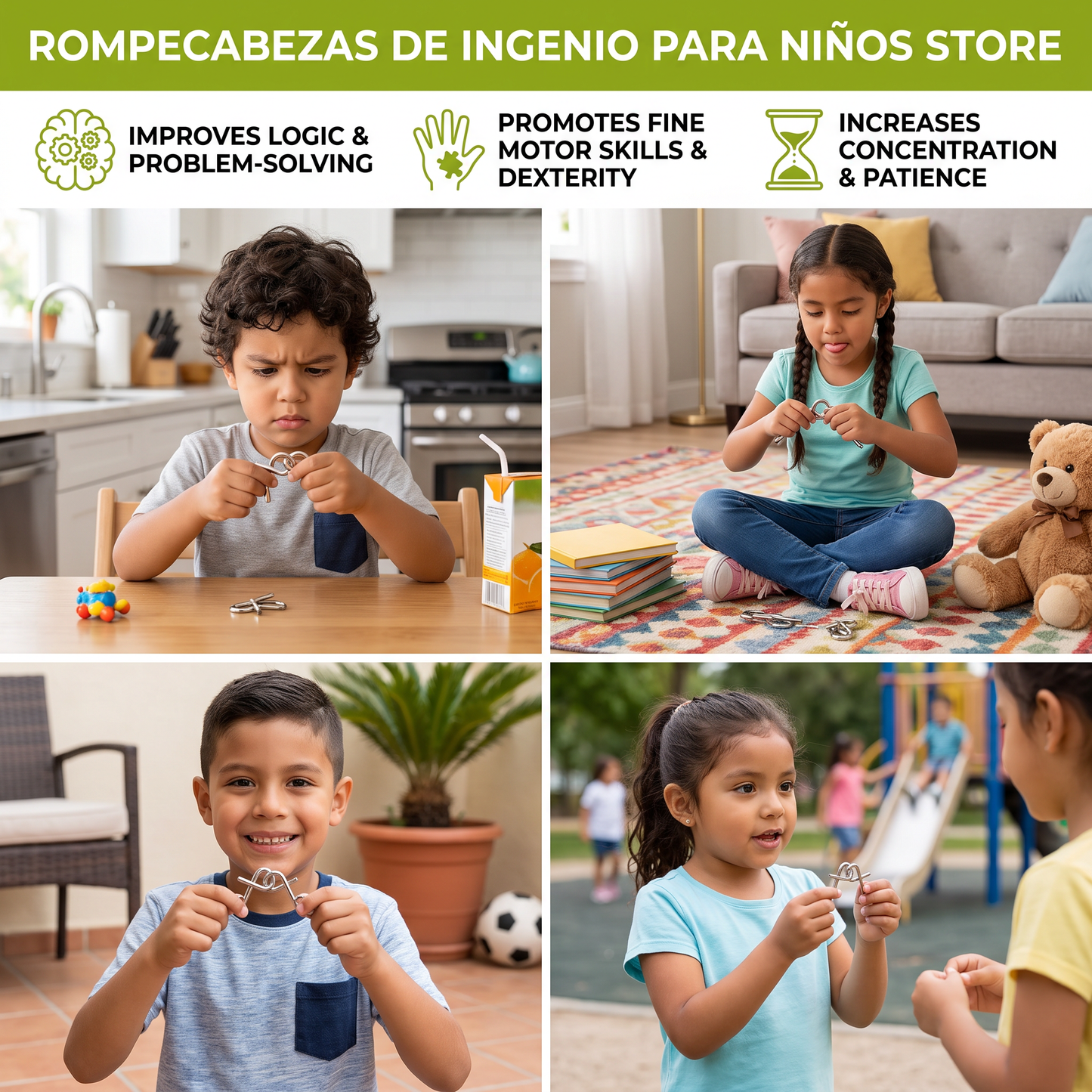 Rompecabezas De Ingenio Para Niños