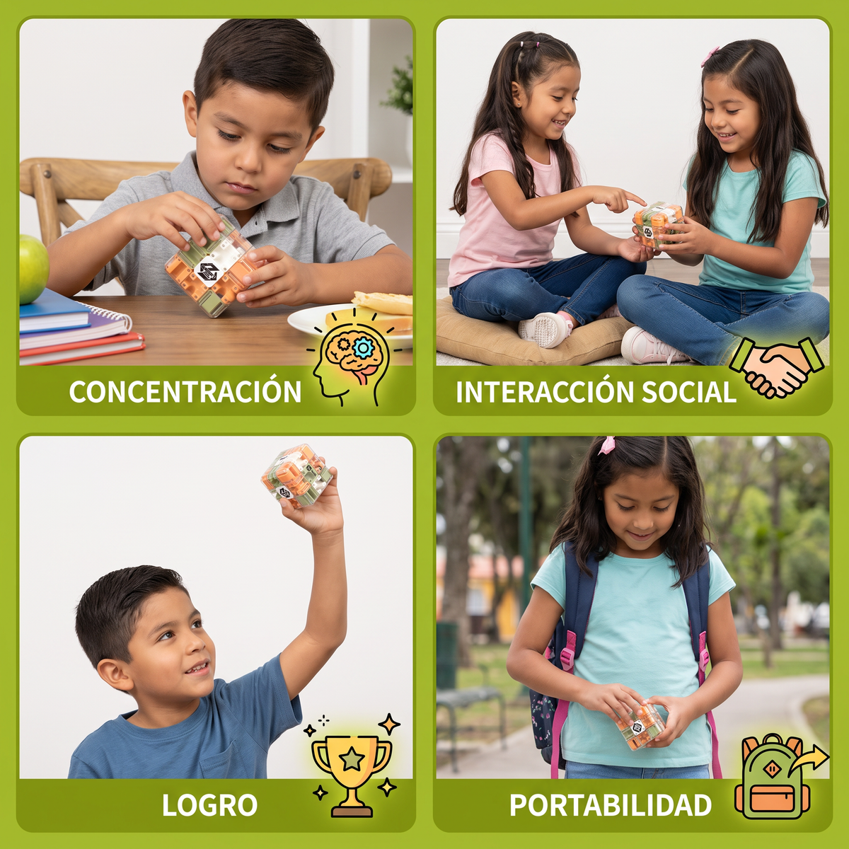 Cubo De Rompecabezas Laberinto 3D