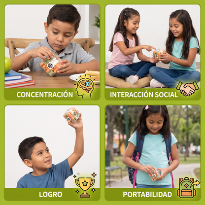 Cubo De Rompecabezas Laberinto 3D